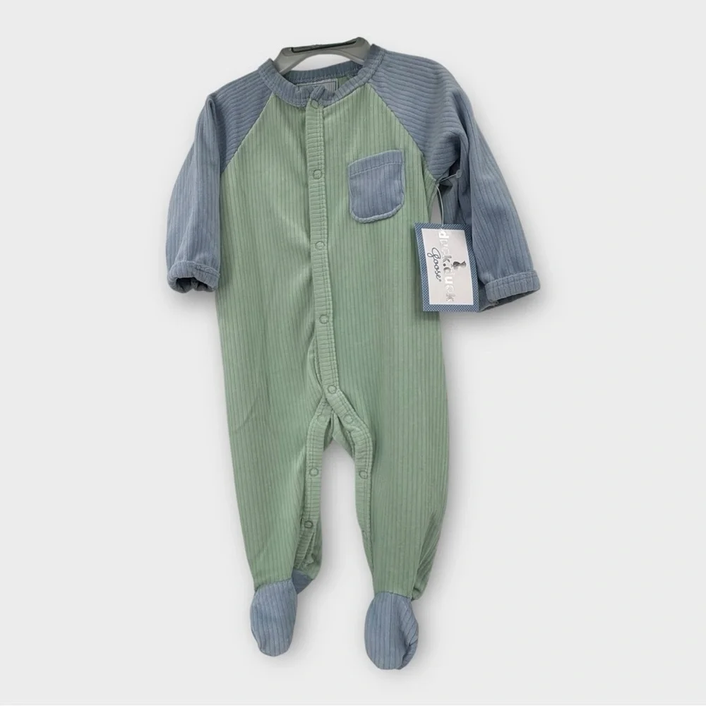 First Impressions 3-Piece Gown & Sleeper Set Bundle Infant Baby Boy SZ 6-9M NWT